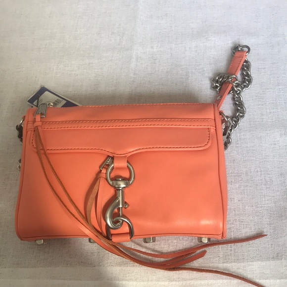 Rebecca Minkoff Mini M.A.C. Crossbody Bag Pale Coral - Picture 5 of 11